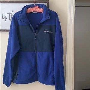 Blue Men’s Columbia zip up